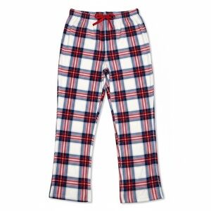 Stars Above Plaid Women’s Lounge Pants in Red, Blue, White, Green Super Soft XL